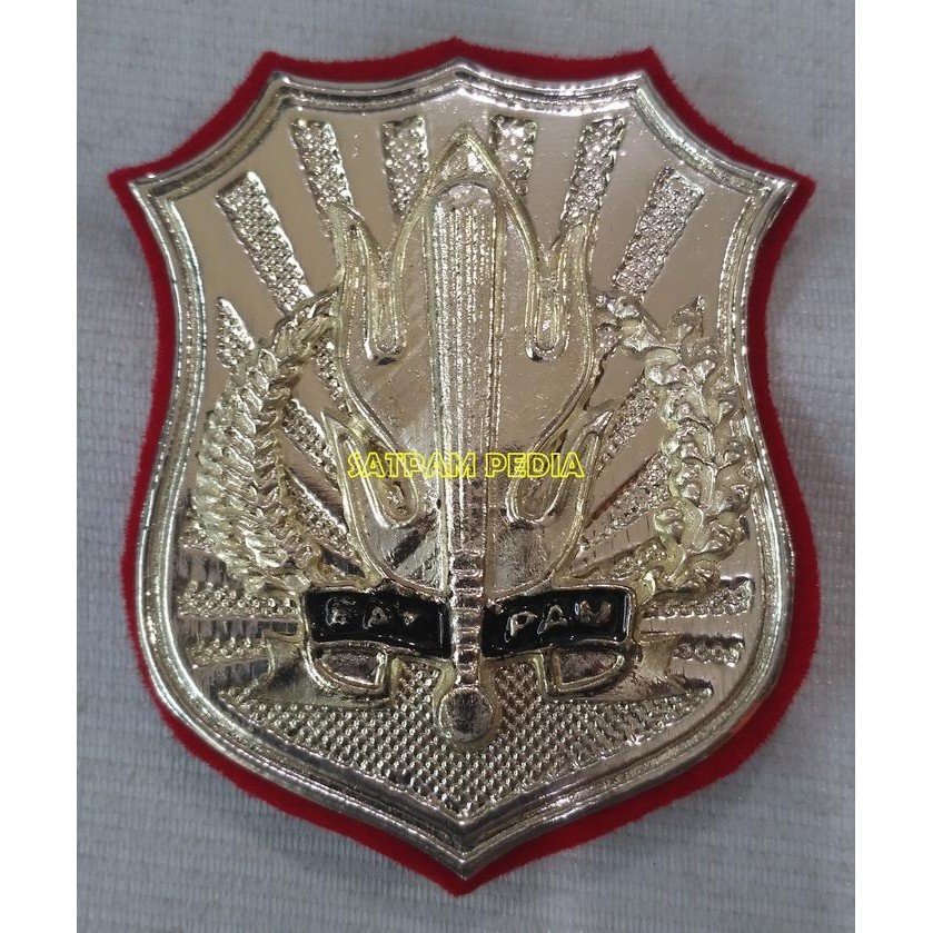 Pilihan- Kewenangan Satpam Tumpuk Silver - Lencana Satpam Tumpuk Silver