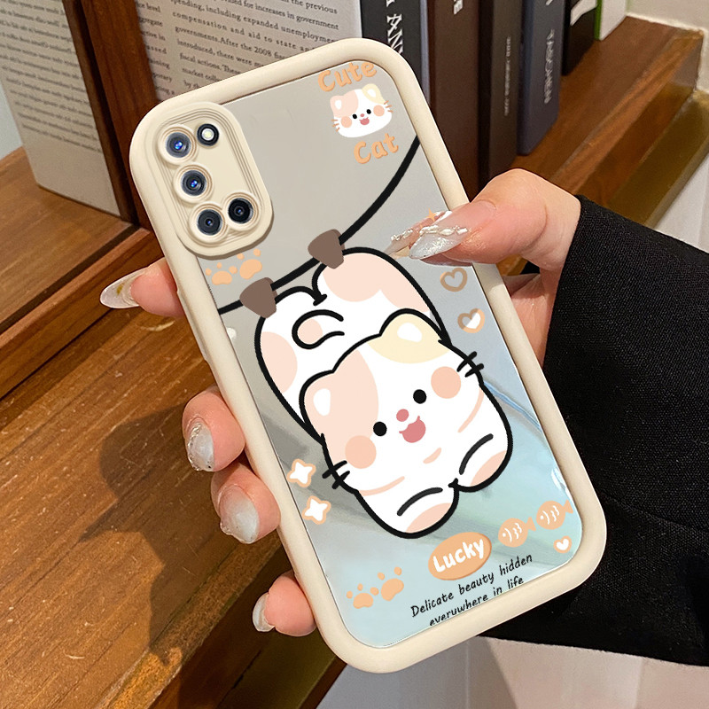 Casing Hp OPPO A52 OPPO A72 OPPO A92 Case Softcase Casing HP Anak kucing nakal yang cantik Silikon M