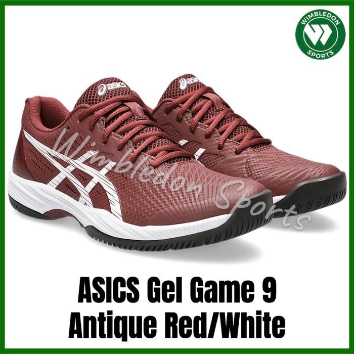 Terbaik Sepatu Asics Gel Game 9 Antique Red / Sepatu Tenis Asics Original 100% Ori