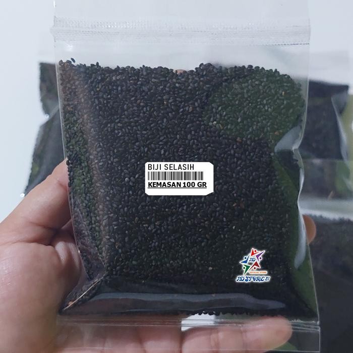 

New Biji Selasih untuk minuman Biji selasih 100 gr Basil Seed