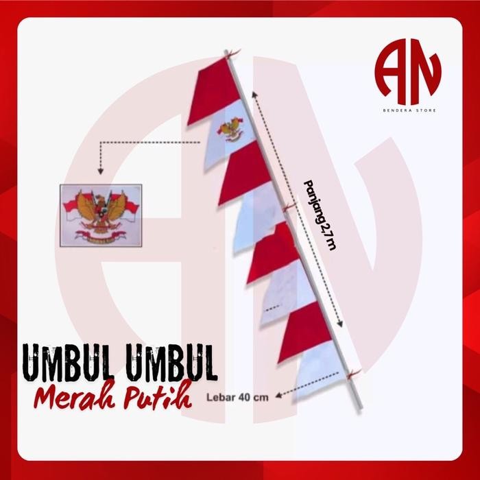TERMURAH BENDERA UMBUL UMBUL GARUDA/BENDERA UMBUL UMBUL WARNA WARNI/BENDERA UMBUL UMBUL