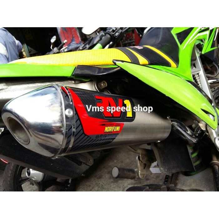 KNALPOT NORIFUMI RV-1 TIPE EVO KAWASAKI KLX 150 / D-TRACKER 150 TERLARIS