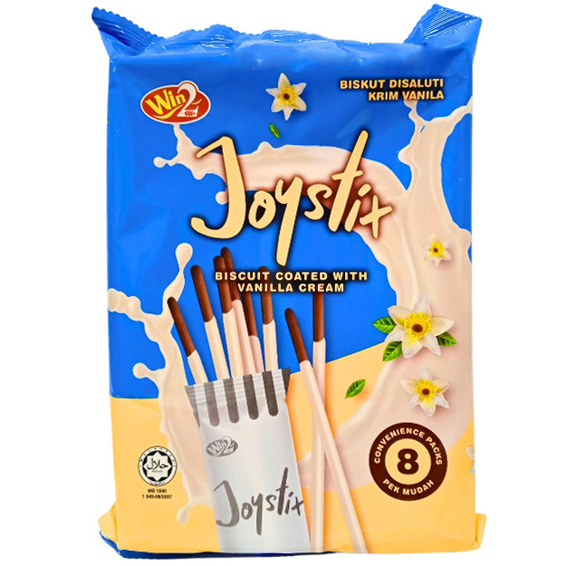 

S34187 WIN2 JOYSTIX W/VANILA BISKUIT 20G X 6S X 4BOX - 0519 MAJU BERSAMA (20250910)