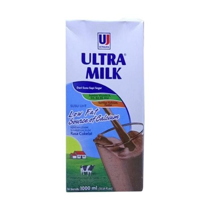 

Pilihan- Ultra Milk Low Fat Cokelat [1000Ml]