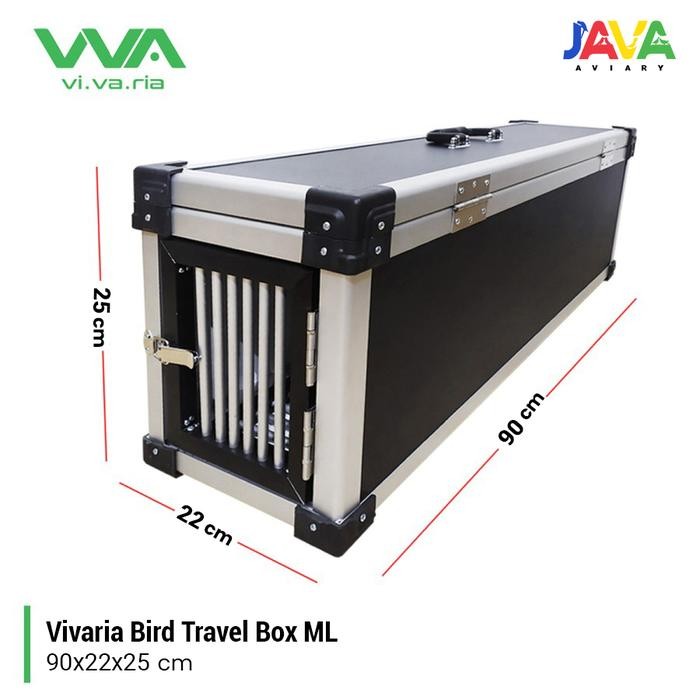 Pilihan- Vivaria Bird Travel Box L Kotak Burung Parrot Macaw Free Fly