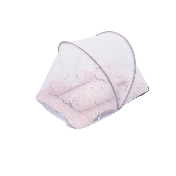 Kasur Kelambu Bayi Anti Nyamuk Omiland Tempat Tidur Bayi Kasur Dakron Matras Tidur Baby Bantal