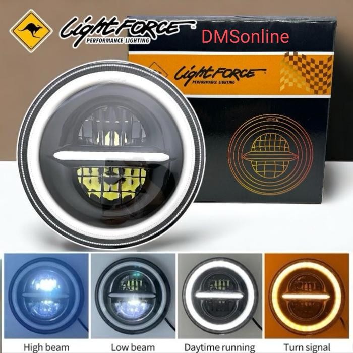 LAMPU DAYMAKER 7 INCH , HEAD LAMP DAYMAKER MOTOR MOBIL 7" LAMPU DEPAN