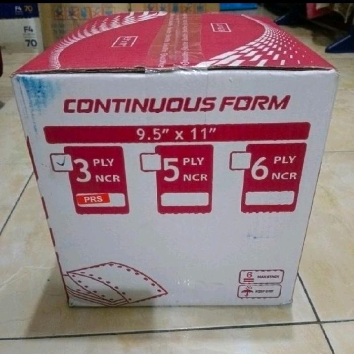 

kertas continuous form 3 ply 9,5 x 11 prs-bagi dua-1000sheet