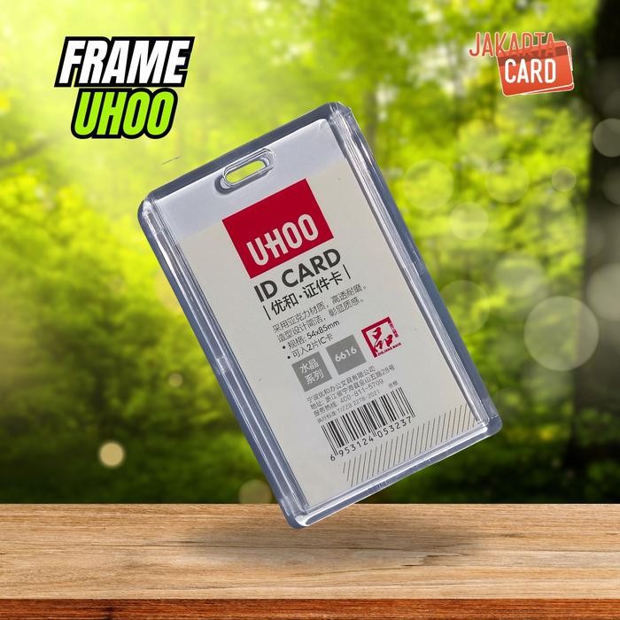 

New Card holder Transparent Badge ID Card casing Kartu pegawai akrilik uho