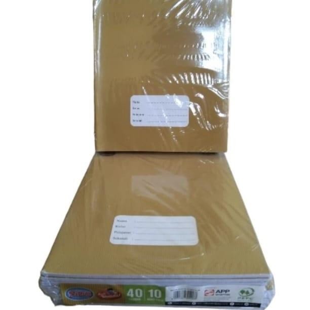 

New 1PACK ISI 10 BUKU TULIS SIDU OKEY SAMPUL COKLAT GLOSSY