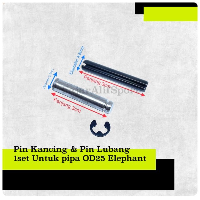 Pilihan- Pen Od25 - Pin Kacing Dan Pen Lubang Od25 - Pen Kancing 1Set