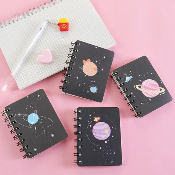 

New 1 pcs memopad notepad buku tulis mini memo fantasy planet catatan kecil notebook import jurnal