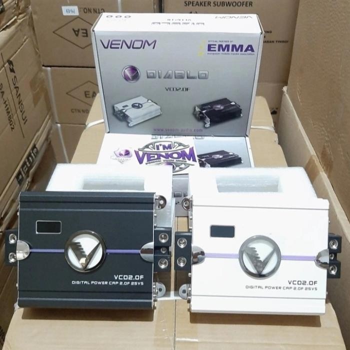 Diskon Kapasitor Audio Mobil Merk Venom
