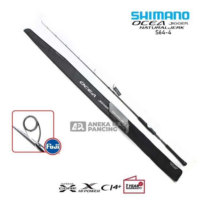 Joran Shimano Ocea Jigger Naturaljerk S644 Jigging Aneka Raya Pancing (TERBAIK) (TERBARU) (TERMURAH)