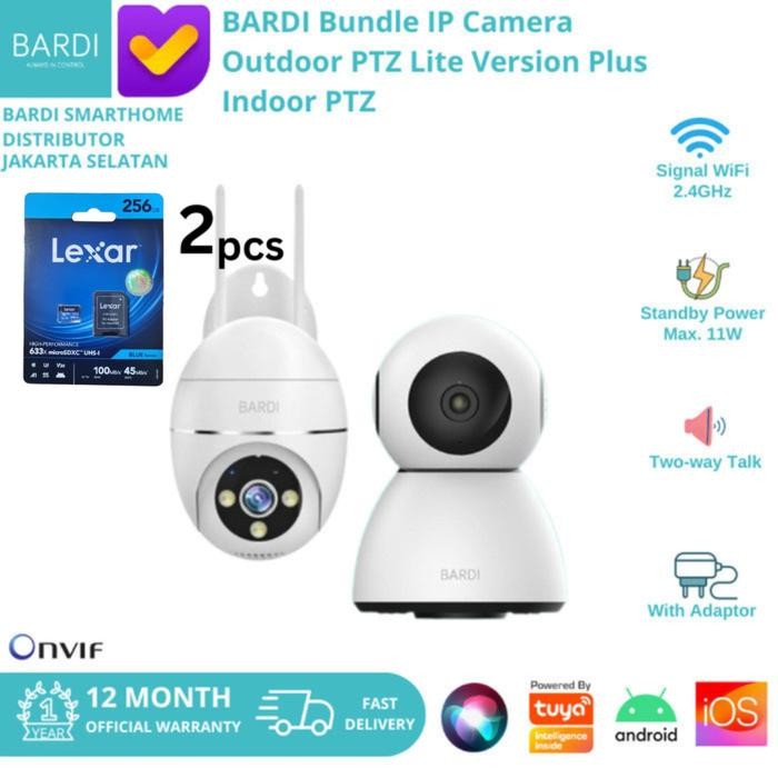 BARDI Bundle IP Camera Bardi Indoor PTZ dan Outdoor PTZ Lite Version