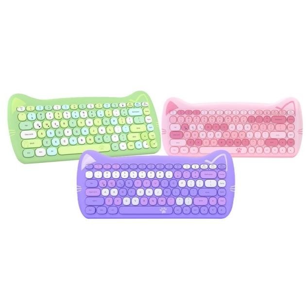 Keyboard Wireless Ajazz 3060i Layout 84 keys Memne Keyboard 10m Wireless Transssion