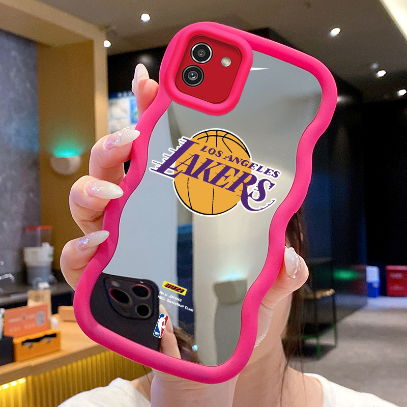 Casing Untuk Samsung A03 A03s A02s M02s F02s Case Casing Pola Bola basket Kesing HP Kasing Macaron C