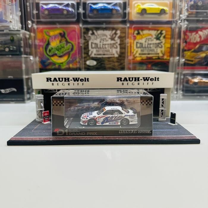 Pilihan- Mortal 1:64 Nissan Skyline Uras Er34 Drift Car Blitz D1 2005 White