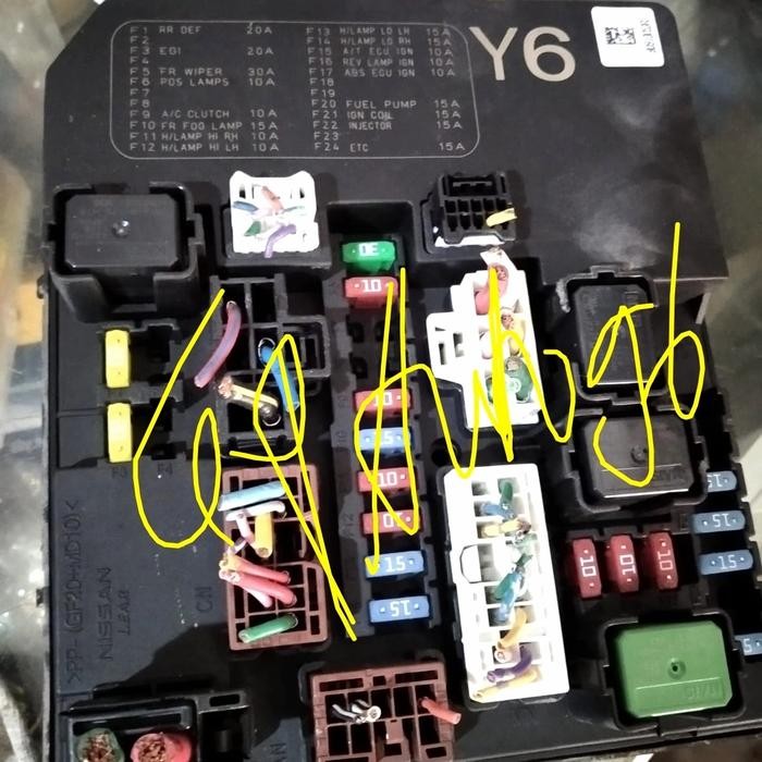 Terbagus Box Sekring Ipdm Nissan Grand Livina Matic Cvt Original 2014-2019 Terlariss 