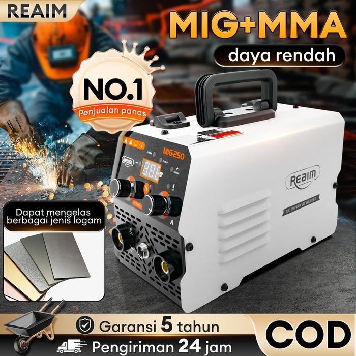 New Mesin Las murah mig Listrik trafo las welding inverter Las Tanpa Gas Travo Inverter MIG 250