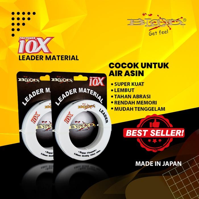 Sougayilang Fishing - Blood Power 10X Fluorocarbon Coating Fishing Line Japan 100M