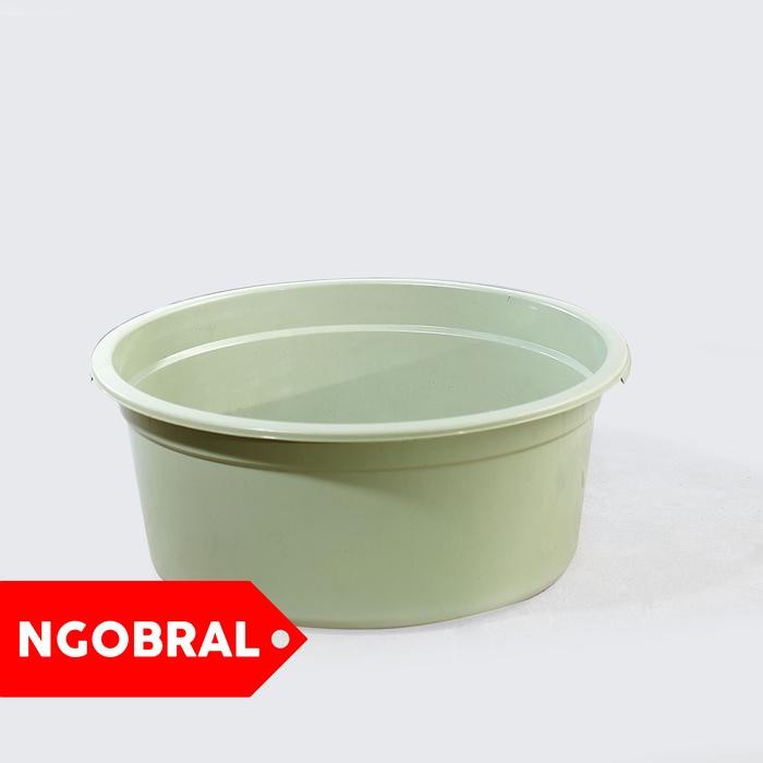 Baskom Plastik Besar GREY Diameter 45 cm / Ember Bak Plastik NGO