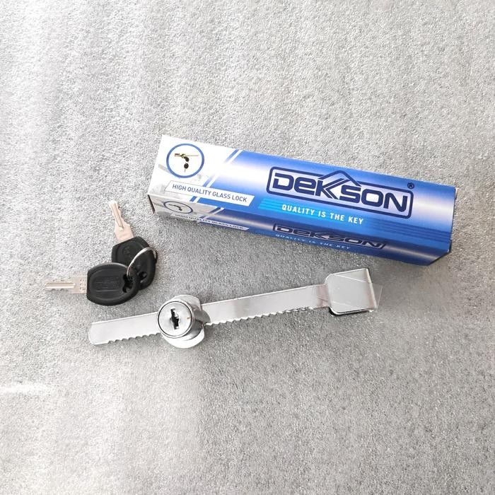 Kunci etalase gergaji Dekson kunci kaca
