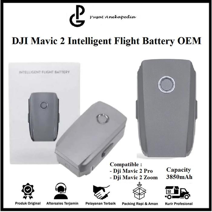 Dji Mavic 2 Pro Battery - Dji Mavic 2 Baterai - Dji Mavic 2 Pro / Zoom Batre 3850mah