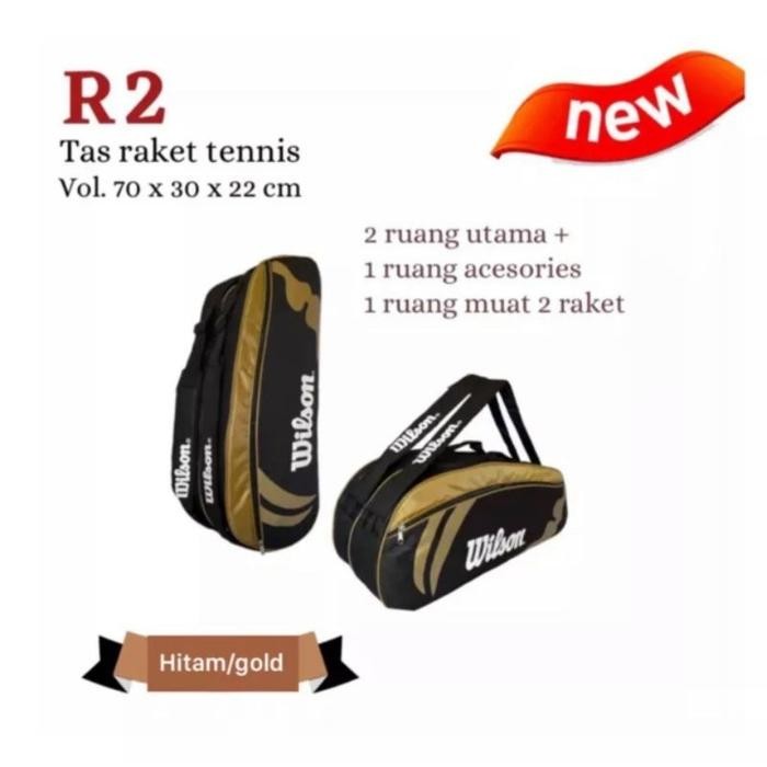 Tas Raket Tenis R2 Wilson Terbaru Promo 