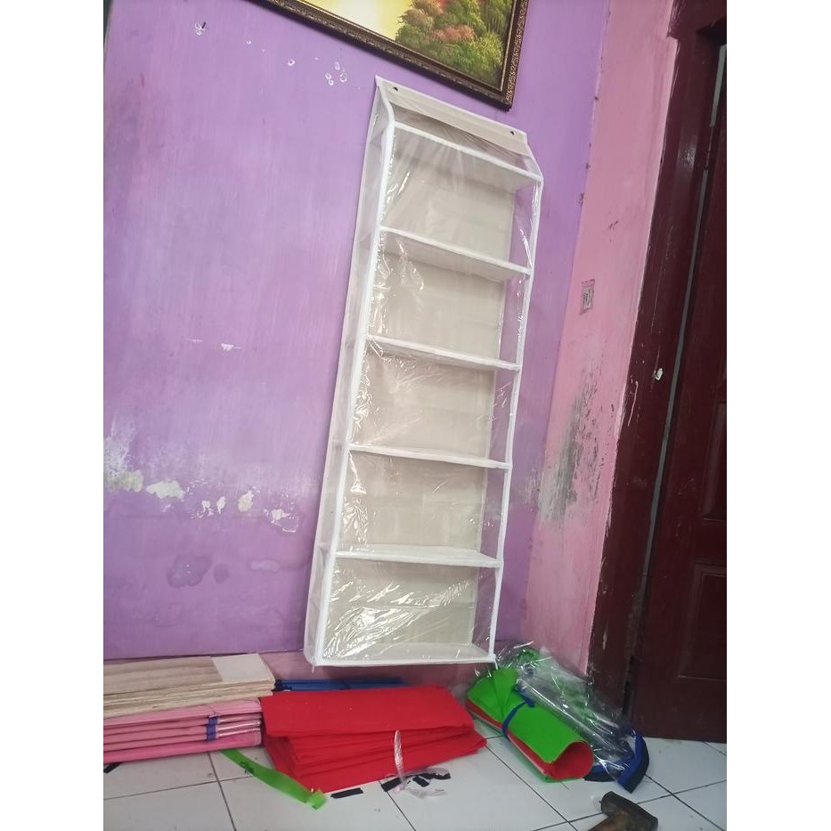 Rak SET 2 IN Rak gantung set 2 in 1 Rak tas dan rak sepatu gantung set rak tas gantung dan rak