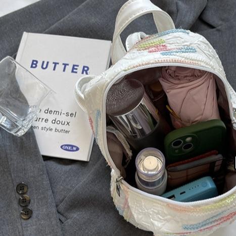 Top tas ransel wanita plus gantungan tas wanita model korea tas ransel mini Backpack muat buku tulis