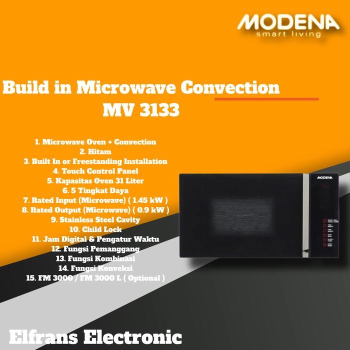 Microwave Convection Modena MV3133 Microwave Modena MV 3133