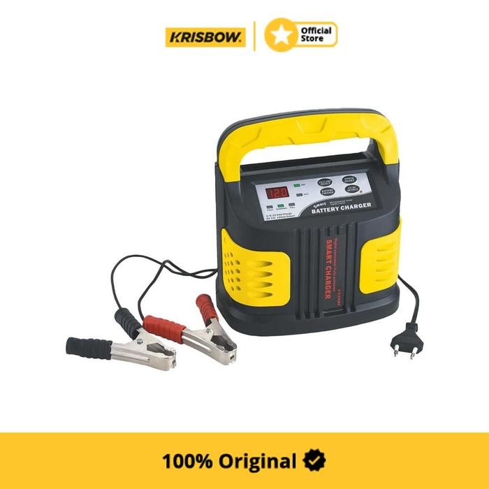 wcp4- Krisbow Battery Charger Aki Mobil 12V 2A/6A/12A Erbc12