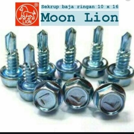 Baut Baja Ringan 10x16 MOON LION