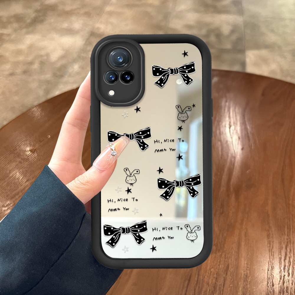 Casing Hp Untuk VIVO V21 V21S 5G Cermin Softcase Case Kucing Cassing Mirror 5094 JZ TY