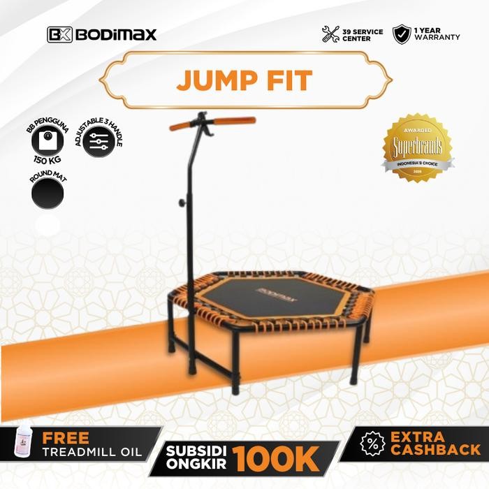 Bodimax Jumpfit / Trampoline / Trampolin dewasa /Alat Olahraga