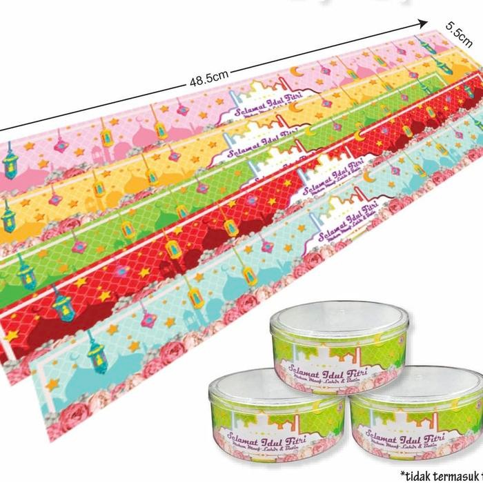 LABEL TOPLES LEBARAN PAPER BELT
