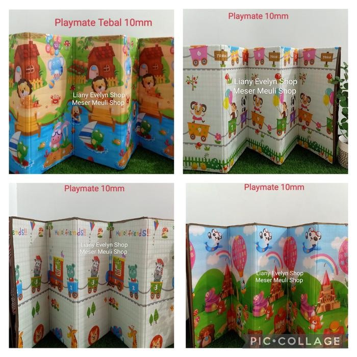 TGR Karpet Jumbo Premium Shimano Playmat Matras Anak Free Tas Motif Bolak