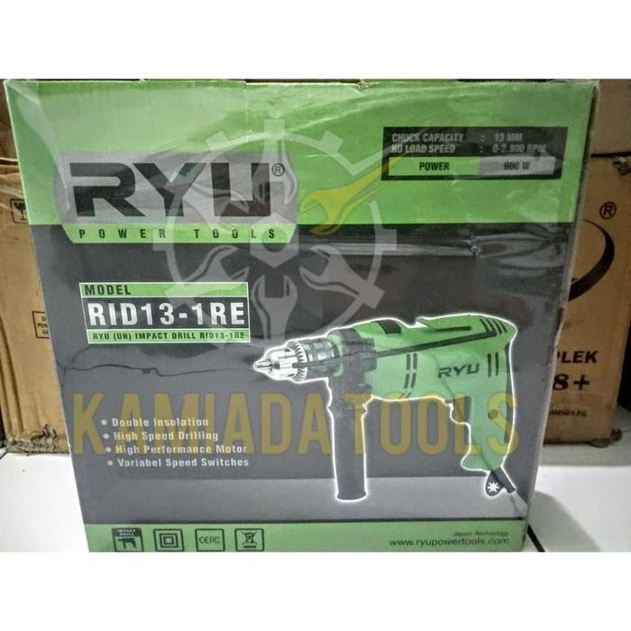 Mesin Bor Impact 13Mm Ryu/ Mesin Bor Beton 13Mm Ryu Rid 13-1Re