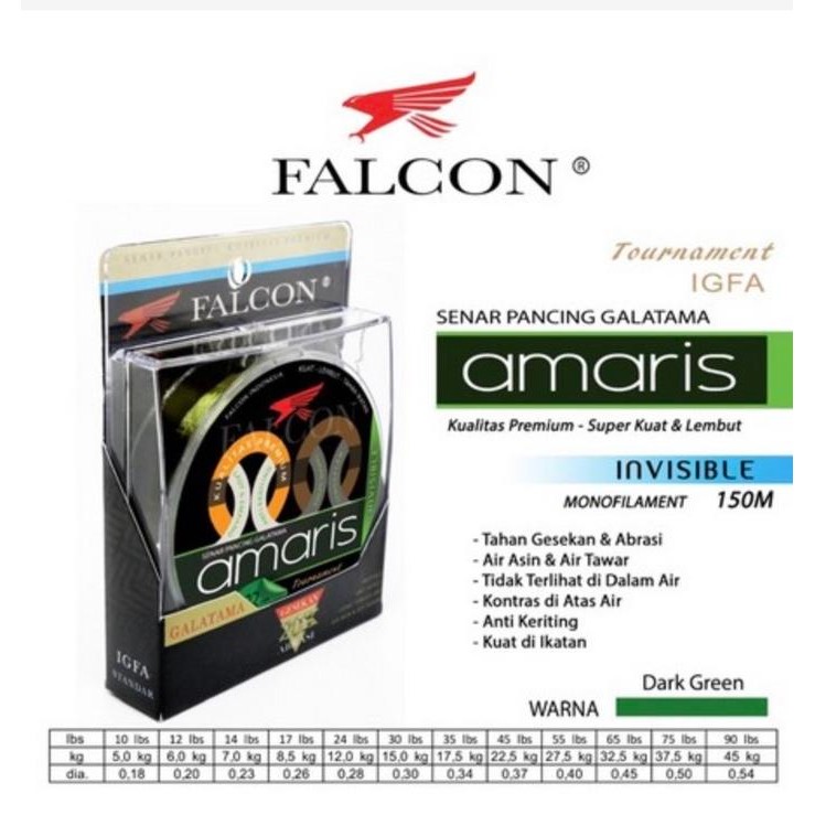 Senar Pancing FALCON Amaris150 meter