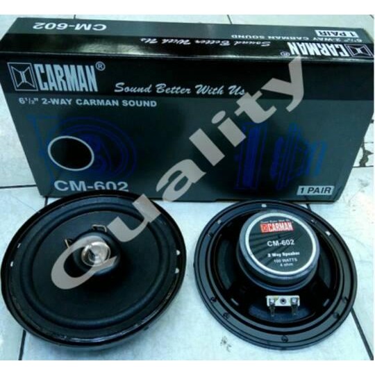 SPEAKER MOBIL SPEAKER PINTU MOBIL 6 1/2 INCH CARMAN CM-602 100 WATT