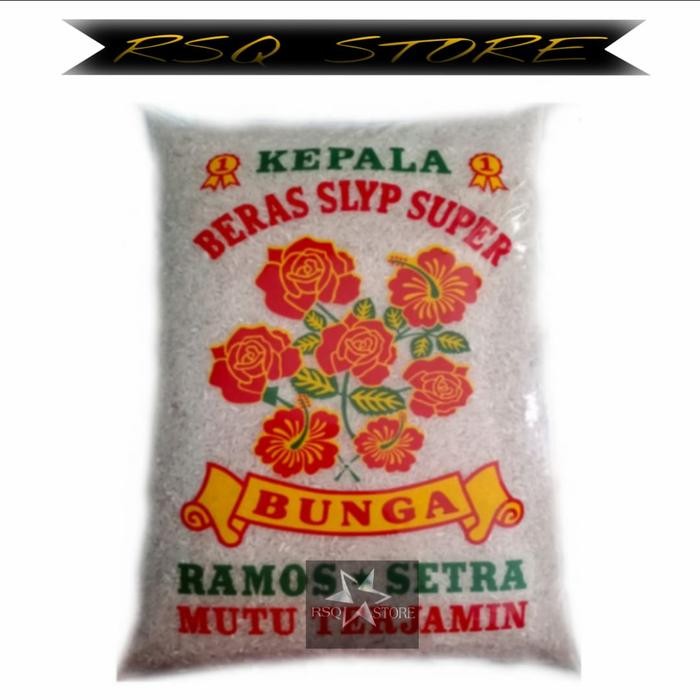 Cepatsampai- Beras Setra Ramos Cap Bunga Kembang 10 Kg Grab/Gojek