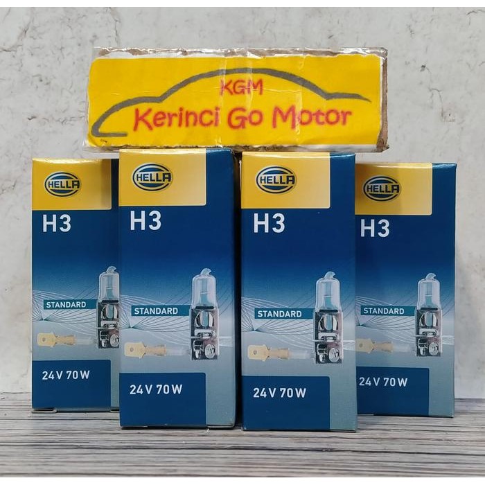 Jual Hella Bohlam Lampu Halogen H3 24V 70W 8Gh 178 555 244