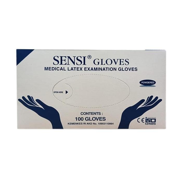 SENSI Gloves Latex Sarung Tangan Latex Sarung Tangan Karet Sensi