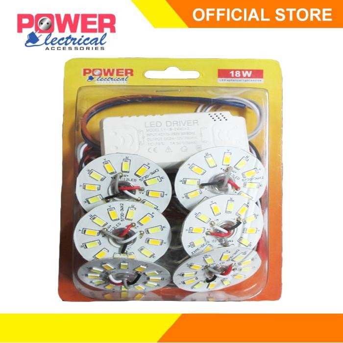 e4n7- Lampu Led Plafon Lampu Led Tempel Lampu Led Coin Cahaya 3 Warna - Type