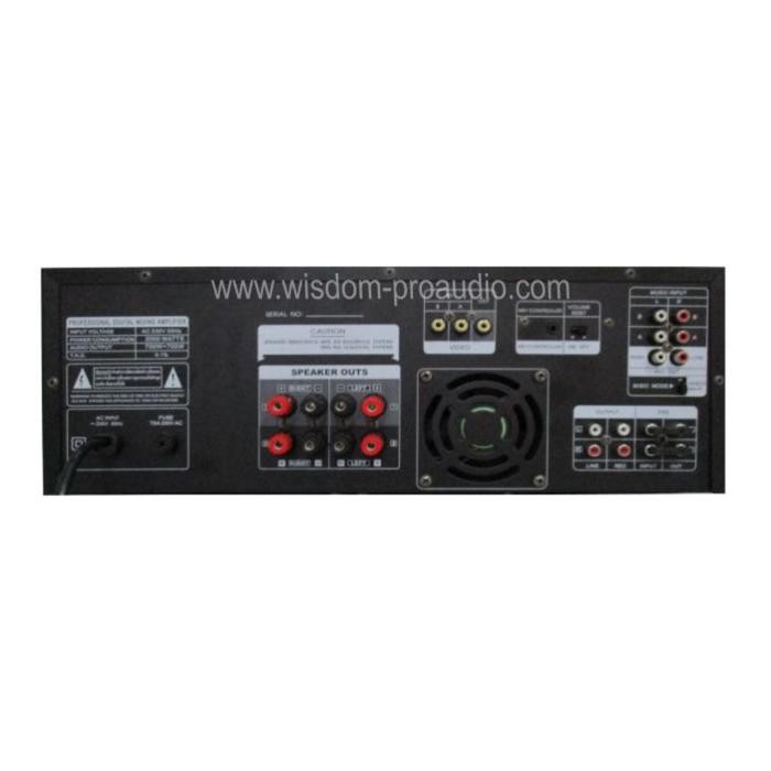 karaoke amplifier key control USB 3 mic input Wisdom BT3000 BT3000K