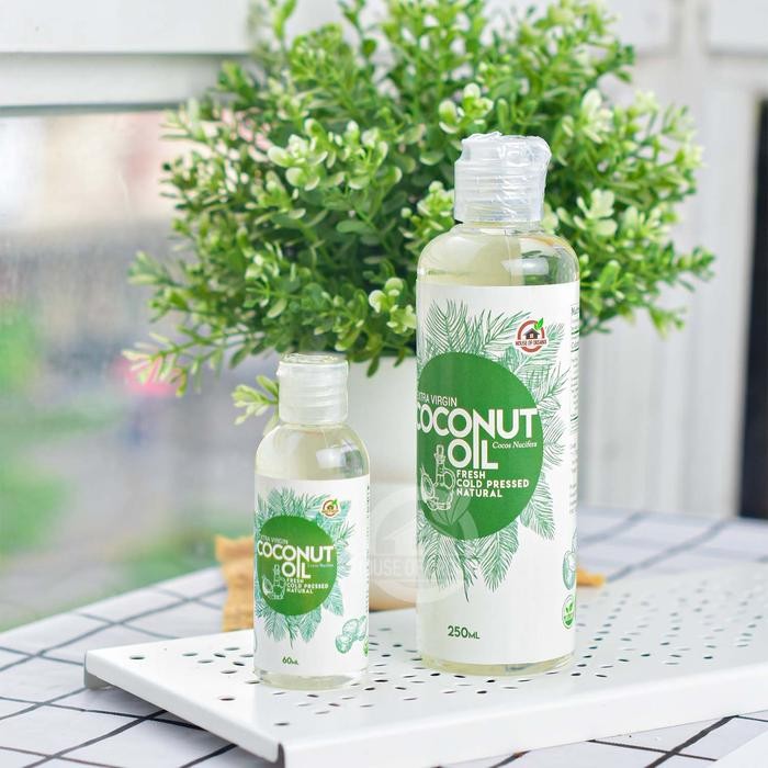 LengkapHemat- Houseoforganix Extra Virgin Coconut Oil 60 Ml Sembako Grosir