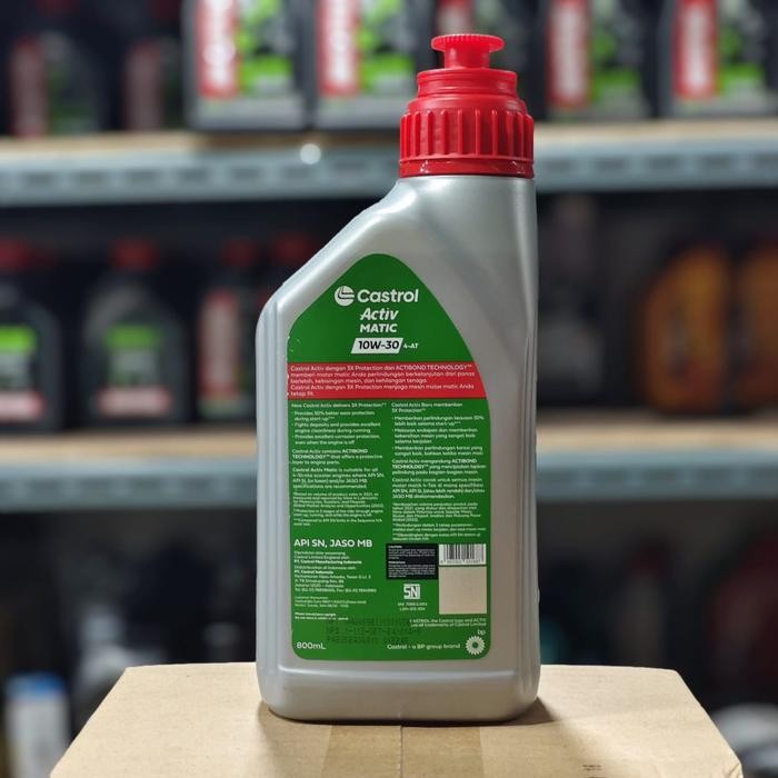 ys7r- Paket Oli Castrol Activ Matic Scooter 800Ml 10W30 20W40 Asli Ori