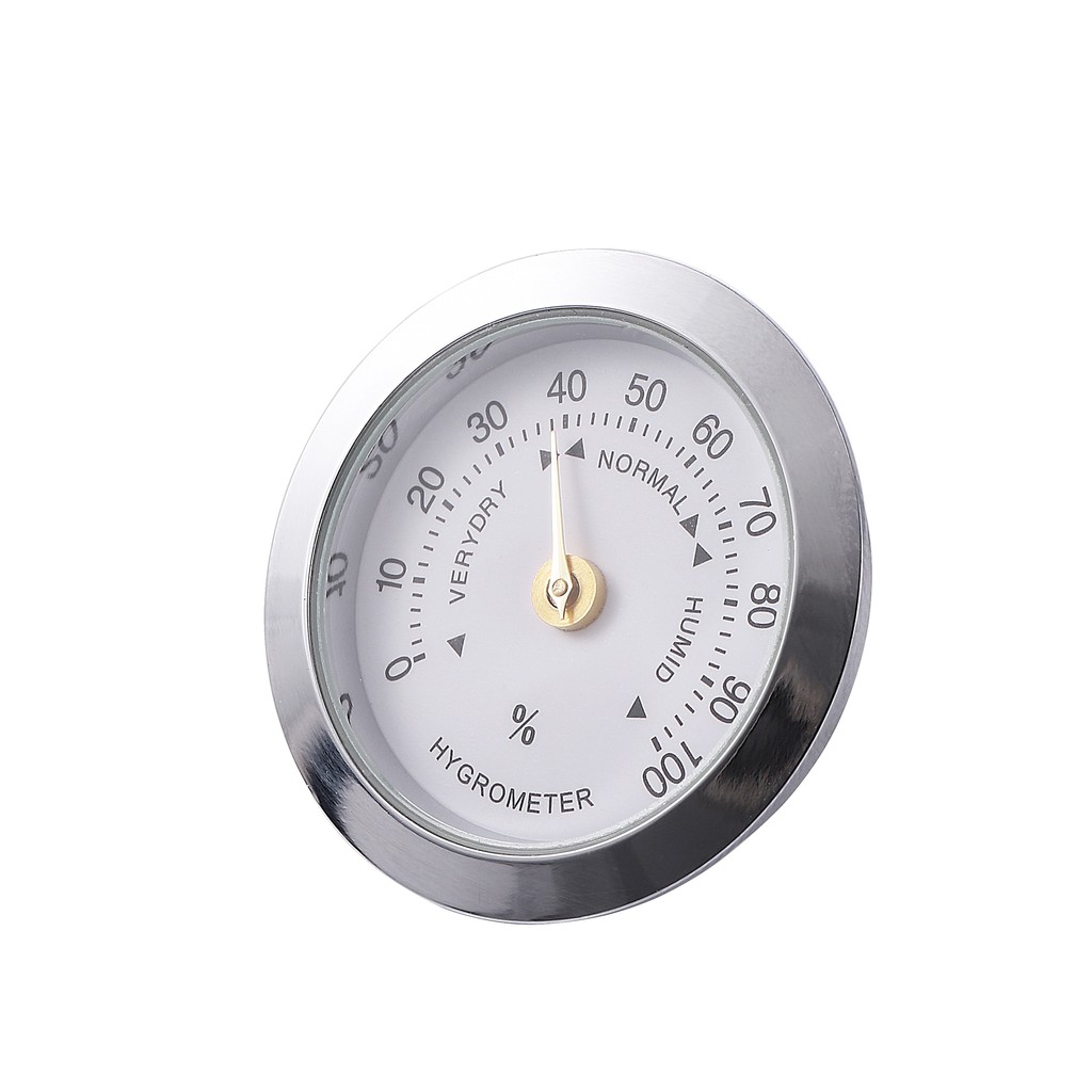 37Mm Hygrometer Metal High Precision Household Guitar Piano Box Cigar Box Cut Tobacco Box Embedded H