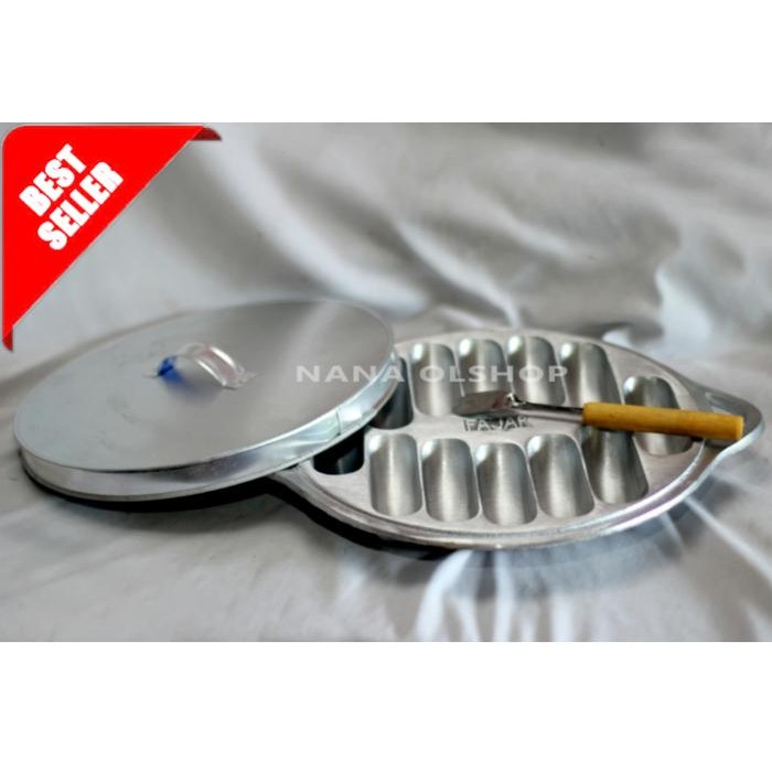 BelanjaHemARt- Cetakan Pukis Jumbo 12/Cetakan Kue Pukis / Kue Pancong / Jumbo/Pancong